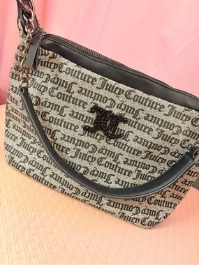 Juicy Couture Black and grey monogram bag